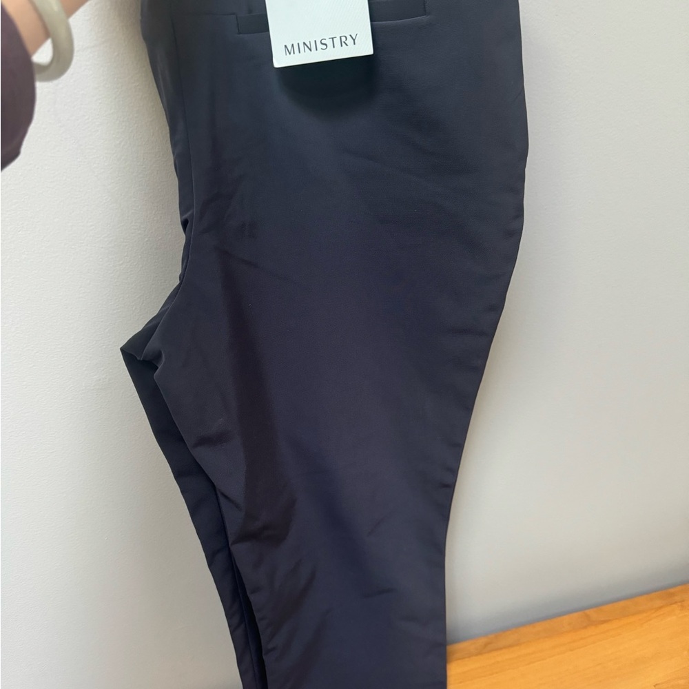 Ministry of Supply Skinny pants Size 10 NWT navy